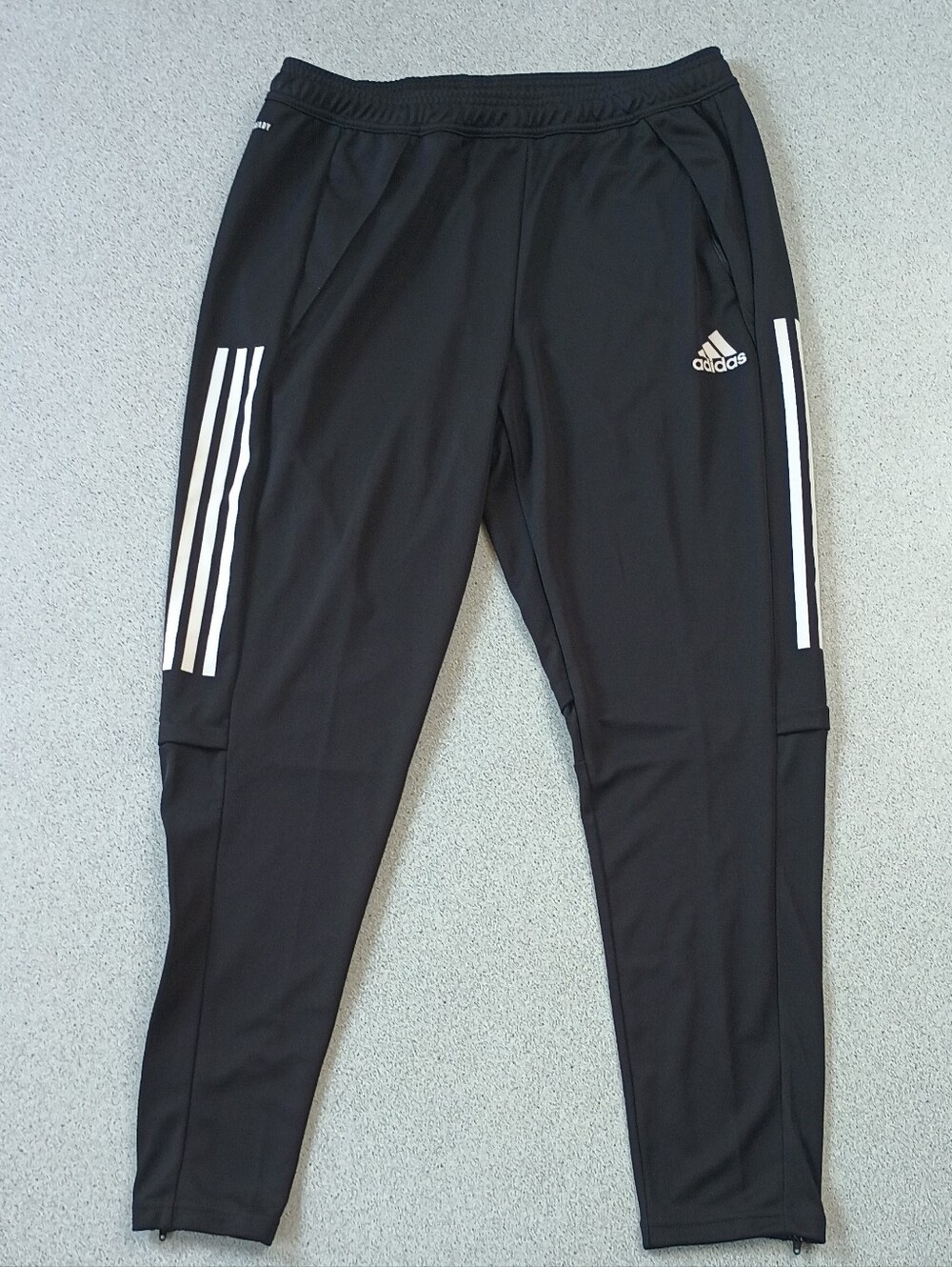 Adidas Tiro 21 Aeroready Black 3-Stripe Training Track Pants Large L